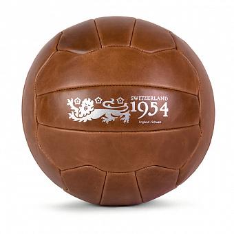 Кожаный мяч Match Ball 1954, Old Brown натуральная кожа Old Brown